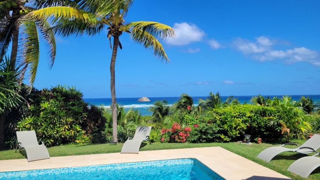 Location villa Ti-Bomb pour 6 personnes à Saint François en Guadeloupe.
