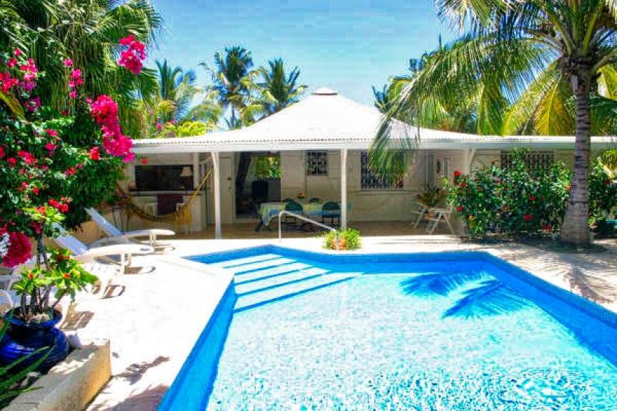 Villa avec piscine Casabar 4 personnes à Saint-François en Guadeloupe